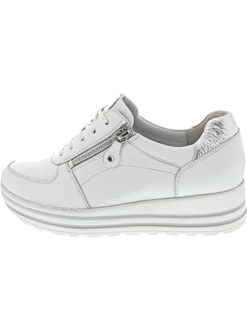 WALDLÄUFER H-Lana sportlicher Schnürer Weiß