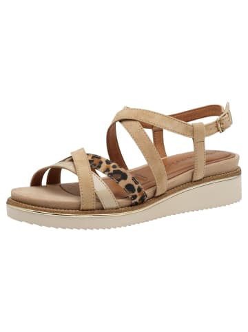 Tamaris Sandalette in TAN COMB