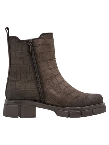 Tamaris WIDE FIT Chelsea Boot in MOCCA CROCO