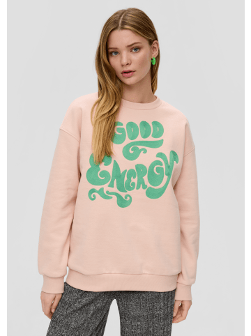 QS Sweatshirt langarm in Pink