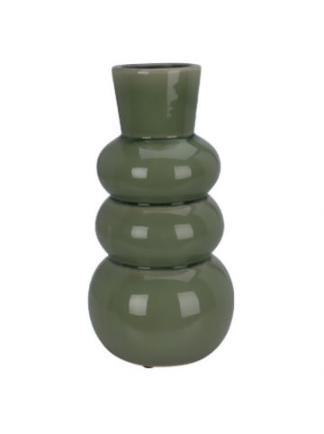 Home&Styling Collection Keramikvase in Blasenform in Grün, (B) 14 x (H) 29,5 x (L) 14 cm