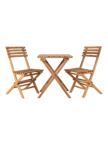 ebuy24 Café-Set Cuenca Teak 50 x 46 cm