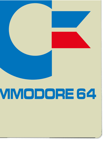 Commodore 64 Commedore 64 Collegeblock - Logo DIN A4 kariert in Mehrfarbig