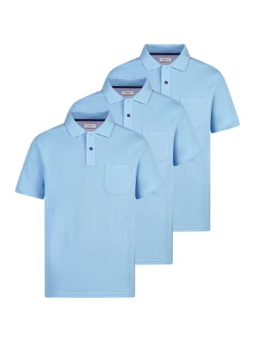 Redmond Poloshirt Basic in Hellblau
