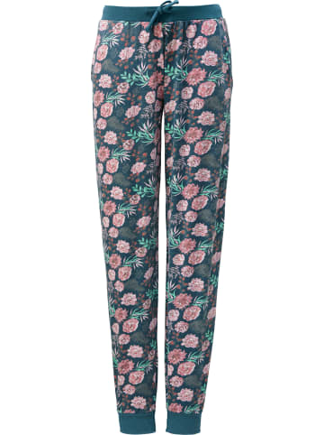 Erwin Müller Single-Jersey Hose, lang in petrol