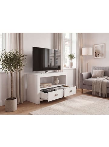 FineBuy TV- und Lowboards in Weiß / Spanplatte / 85x39x58