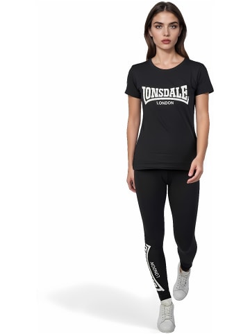Lonsdale Shirt "Juniper" in Schwarz