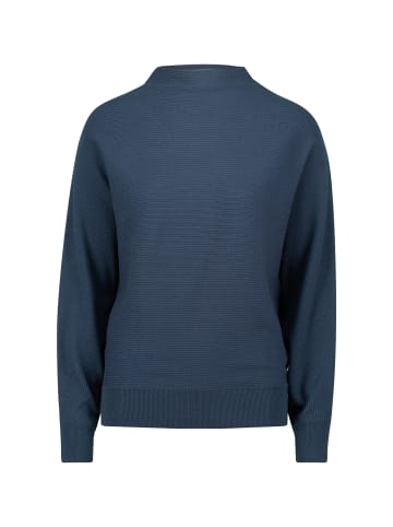 Zero  Pullover strukturiert mit Stehkragen in Teal Ocean