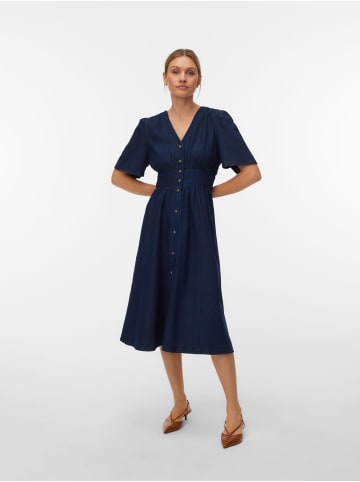 Vero Moda Jeanskleid in Dark Blue Denim