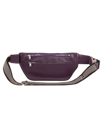DuDu Tenerife Gürteltasche Leder 31 cm in deep purlple