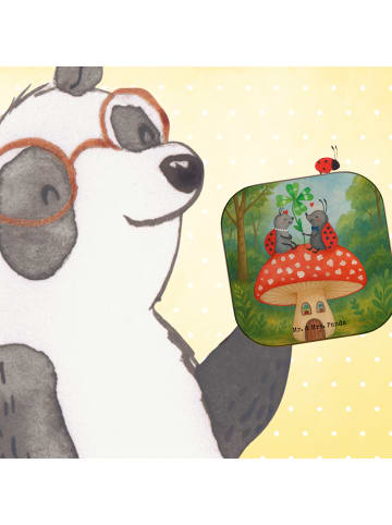 Mr. & Mrs. Panda Tischschoner Marienkäfer Fliegenpilz Design ohn... in Weiß