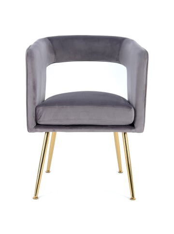 Kayoom Retro Stuhl Jolene in grau
