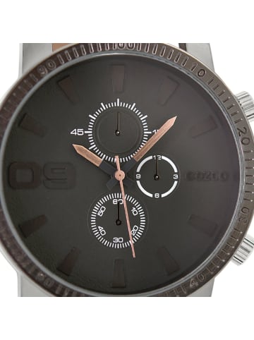 Oozoo Armbanduhr Oozoo Timepieces braun extra groß (ca. 50mm)