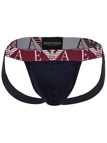 Emporio Armani Jockstrap 2er Pack in Marine/Burgund