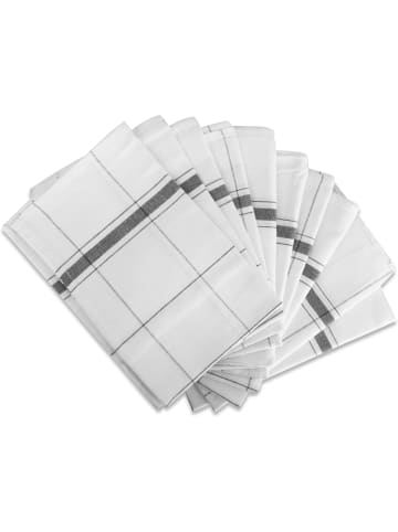 Aspero 10 Geschirrtücher Profi Wipe in Grau