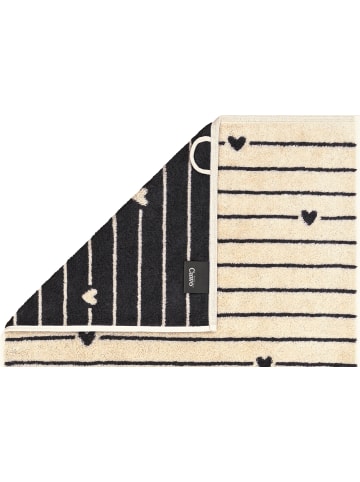 Cawö Cawö Handtücher Heart Beats Lines & Hearts 6276 basalt - 37 in basalt - 37