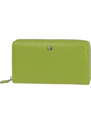 Greenburry Spongy Geldbörse Leder 19 cm in sea green