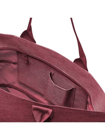 Reisenthel e1 - Shopper erw. 50 cm (smiley grey) in twist maroon
