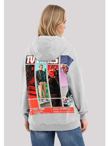F4NT4STIC Hoodie TV Times Patrick McGoohan The Prisoner 1967 Cover in grau meliert