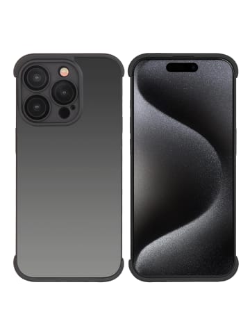 Platyne Selbstklebende Hülle iPhone 15 Pro in Schwarz