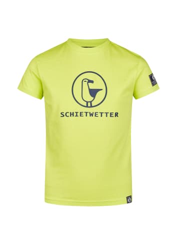 SCHIETWETTER T-Shirt "Lou", 100% Baumwolle, in lime/navy