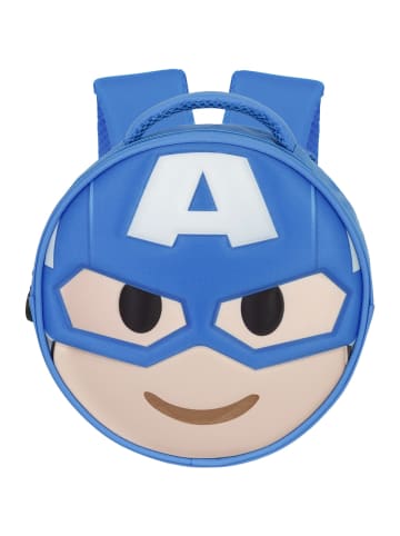 Marvel Rucksack Captain America Send-Emoji in blau