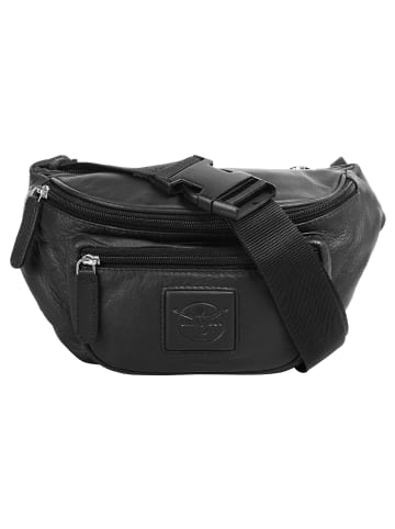 Chiemsee Gürteltasche echt Leder in schwarz