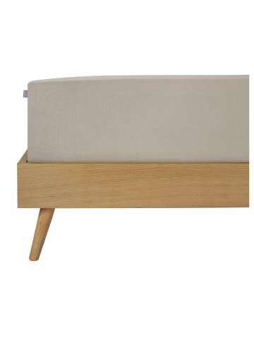 Schiesser Edeljersey-Spannbettlaken Jessi in Helltaupe