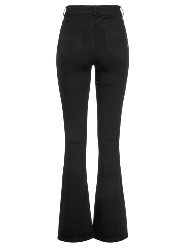 ARIZONA Bootcut-Jeans in schwarz