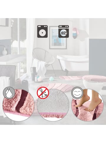 REDBEST WC-Umrandung Louisville in altrosa