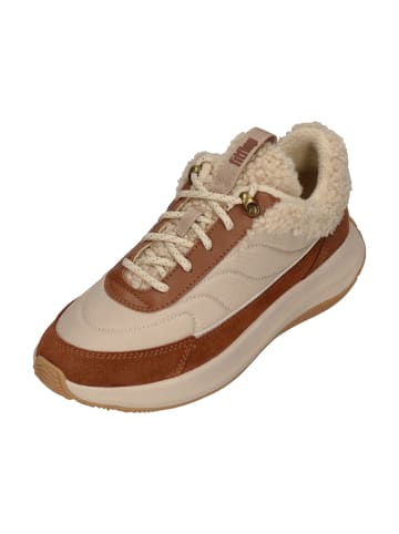 fitflop Sneaker Low F-MODE FLOW SHEARLING MIX in natur