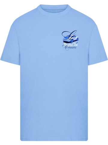 Mister Tee T-Shirt "Runs Better Than Your Playlist Tee" in Blau