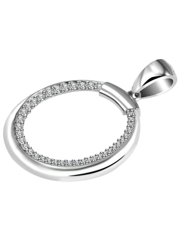 Adeliás Damen Anhänger aus 925 Silber mit Zirkonia in silber