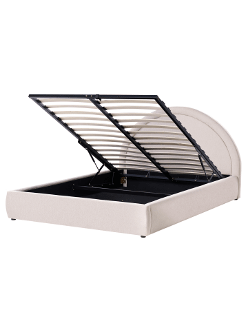 Beliani 2-tlg Doppelbett MOUZON in Beige