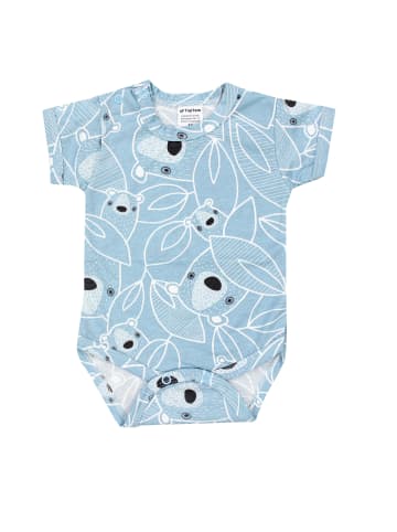 TupTam Jungen Baby Body Kurzarm 5er Pack in blau/weiß