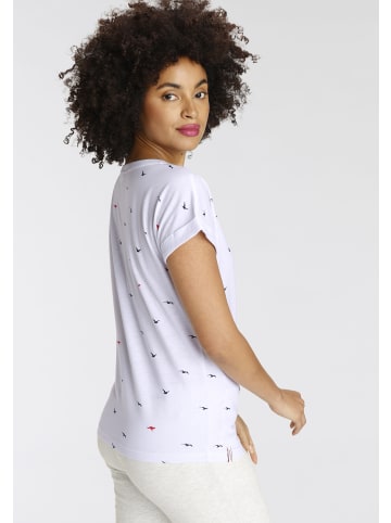 Kangaroos Print-Shirt in weiß