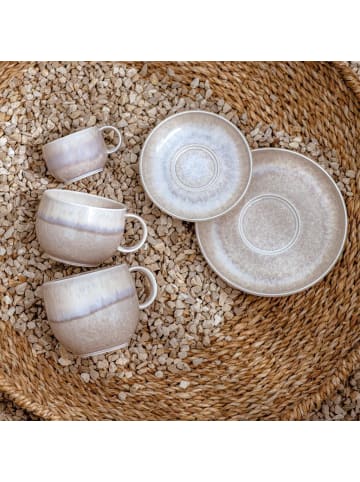 like. by Villeroy & Boch 6er Set Espressountertassen Perlemor Sand ø 12 cm beige in beige