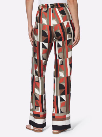 Heine Druckhose in terra-schlamm-bedruckt