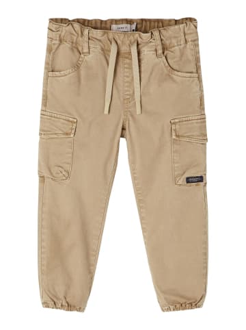 name it Cargo Jeans Hose Twill Chino Jogger Pants NMMBEN in Braun