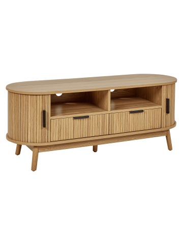 Beliani TV-Möbel SELAH in Braun - (W) 120 x (H) 47 x (L) 40 cm