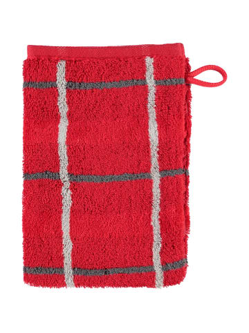 Cawö Waschhandschuh Noblesse Square 1079 27 Rot in Rot