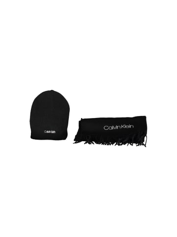 Calvin Klein Schwarzes Acryl-Schal-Set
