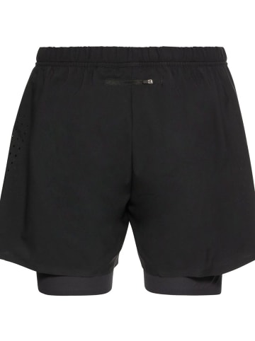 Odlo Short "2-In-1 Shorts Zeroweight 5 Inch" in Schwarz