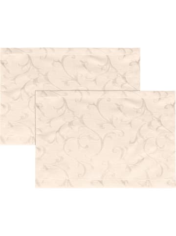 Erwin Müller Jacquard Tischset 2er-Pack Düsseldorf in natur