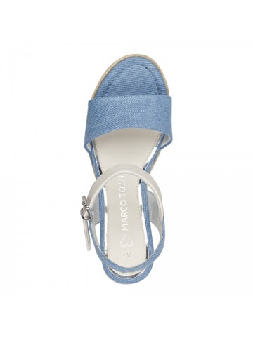 Marco Tozzi Keilsandalette  in Blau