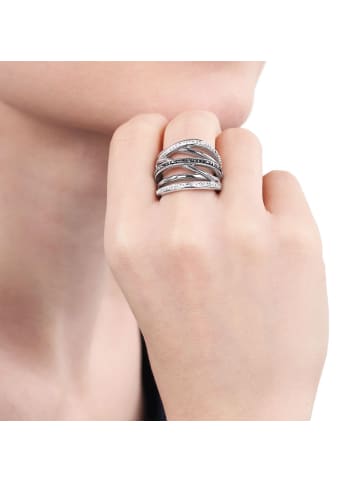Tom Tailor Ring Edelstahl in silber
