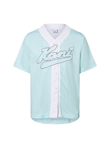Karl Kani Freizeithemd in mint weiß
