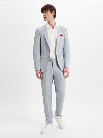 Finshley & Harding London Sakko Brixdon in hellgrau ecru - 0001