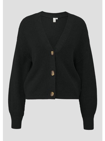 QS Strickjacke in 99W0_schwarz