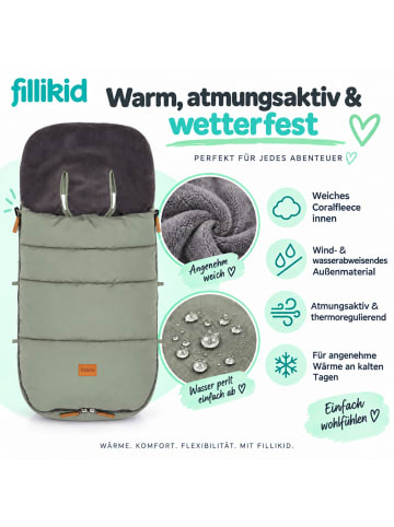 fillikid Winterfußsack Kinley Exklusiv in Salbei